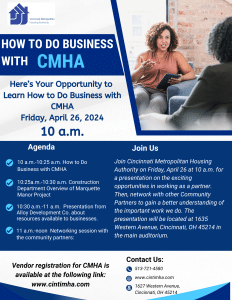 How To Do Business with CMHA graphic 