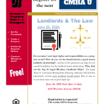 CMHA U Legal Learning Module Answers to questions to help landlords set a good foundation for the landlord-tenant relationship