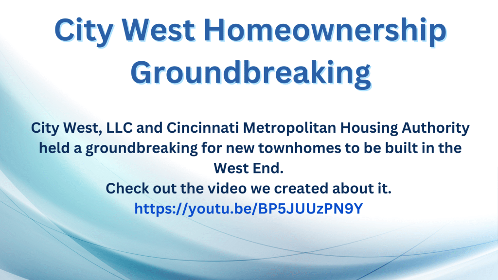 City West Homeownership Groundbreaking 5/21/24