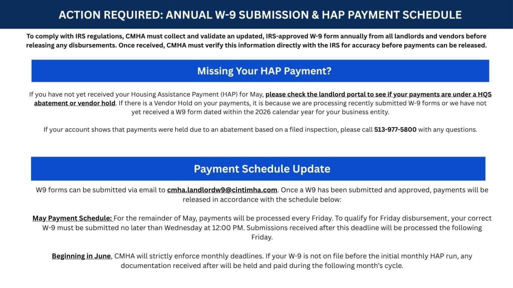 HAP Payment Slider